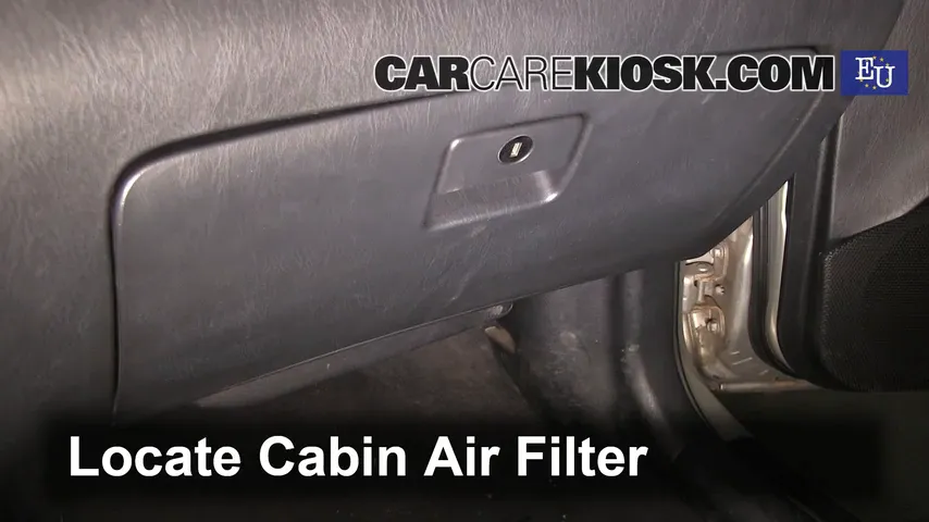 2004 Toyota Corolla Colour 1.6L 4 Cyl. Filtro de aire (interior) Cambio
